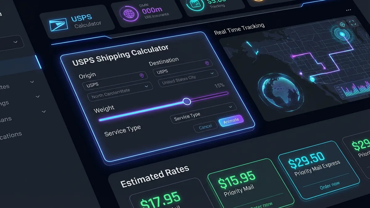 Shipping Calculator USPS Interface