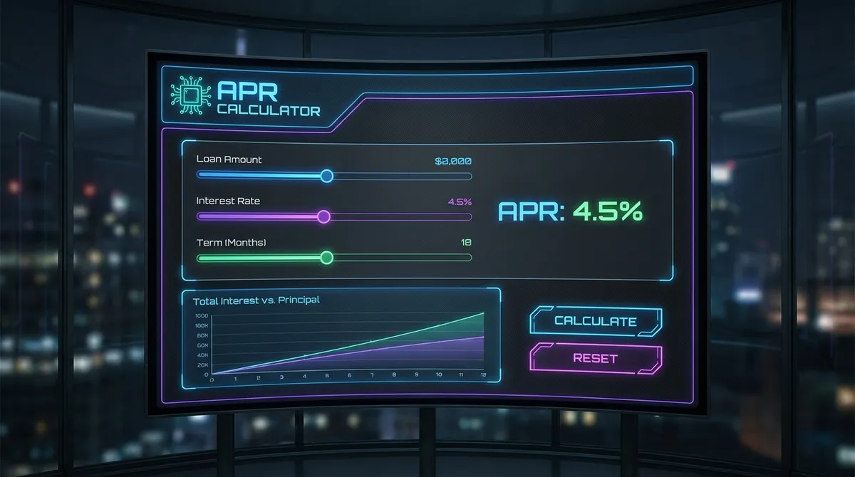 APR Calculator Interface