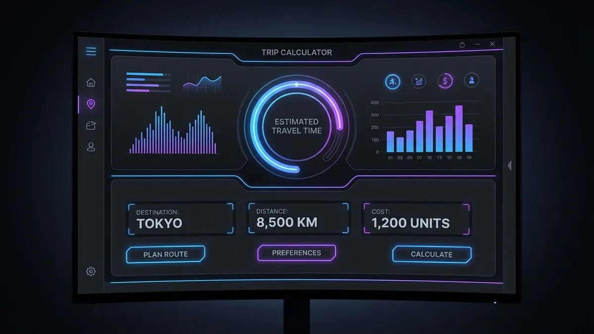 Trip Calculator Interface