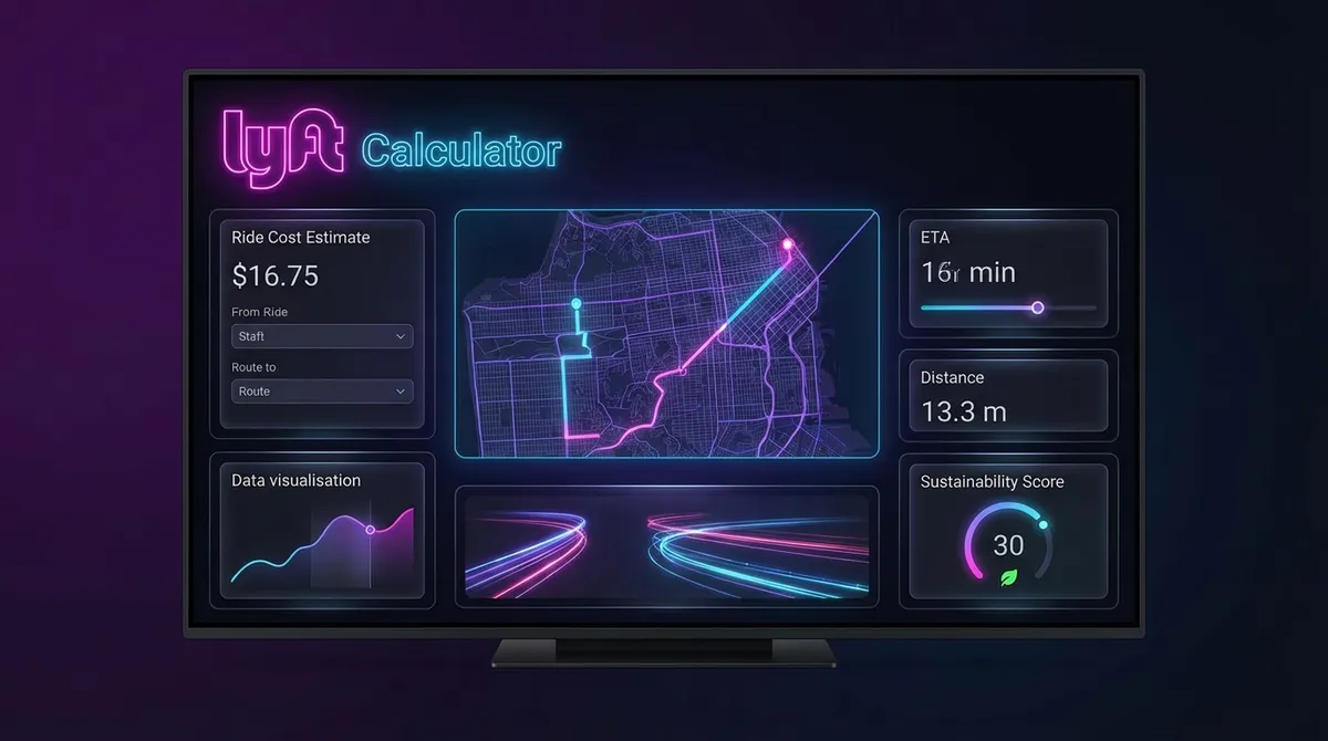 Lyft Calculator Interface
