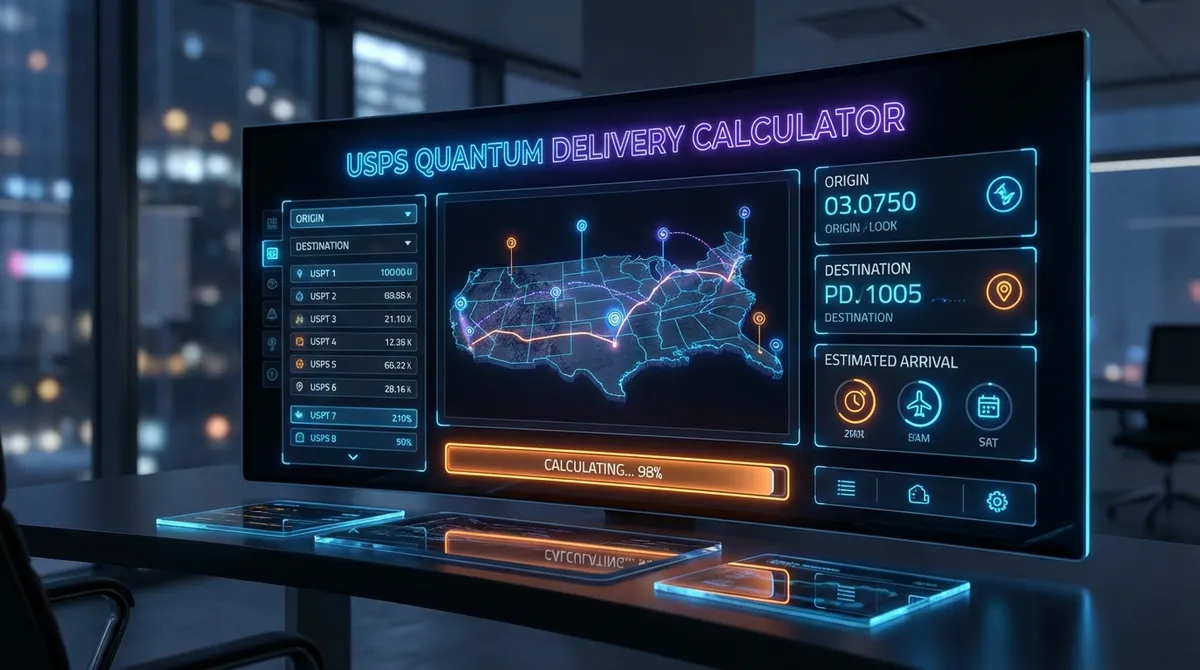 USPS Delivery Time Calculator Interface